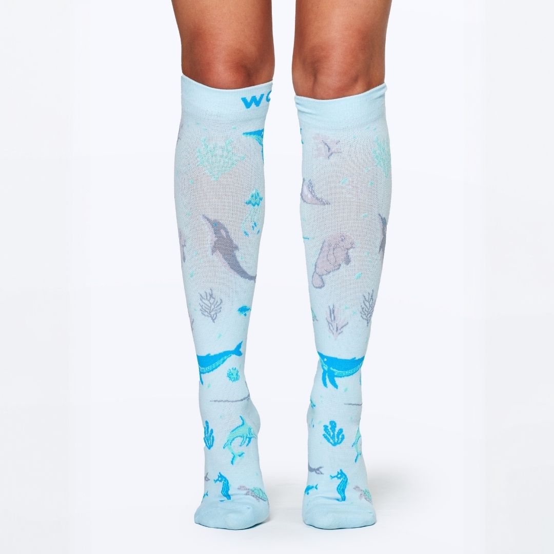 Under the Sea Bamboo Compression Socks