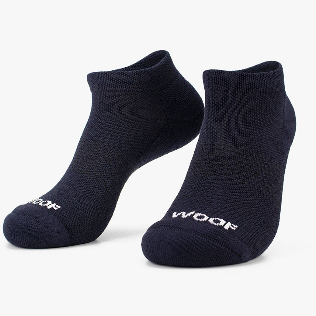 Navy Bamboo Ankle Compression Socks