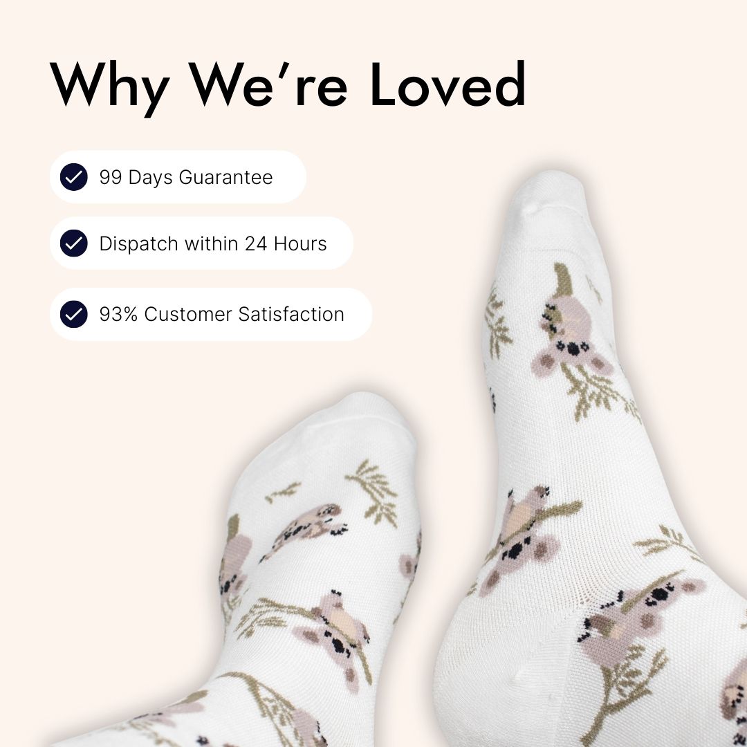 Boo Boo Buddies Bamboo Compression Socks