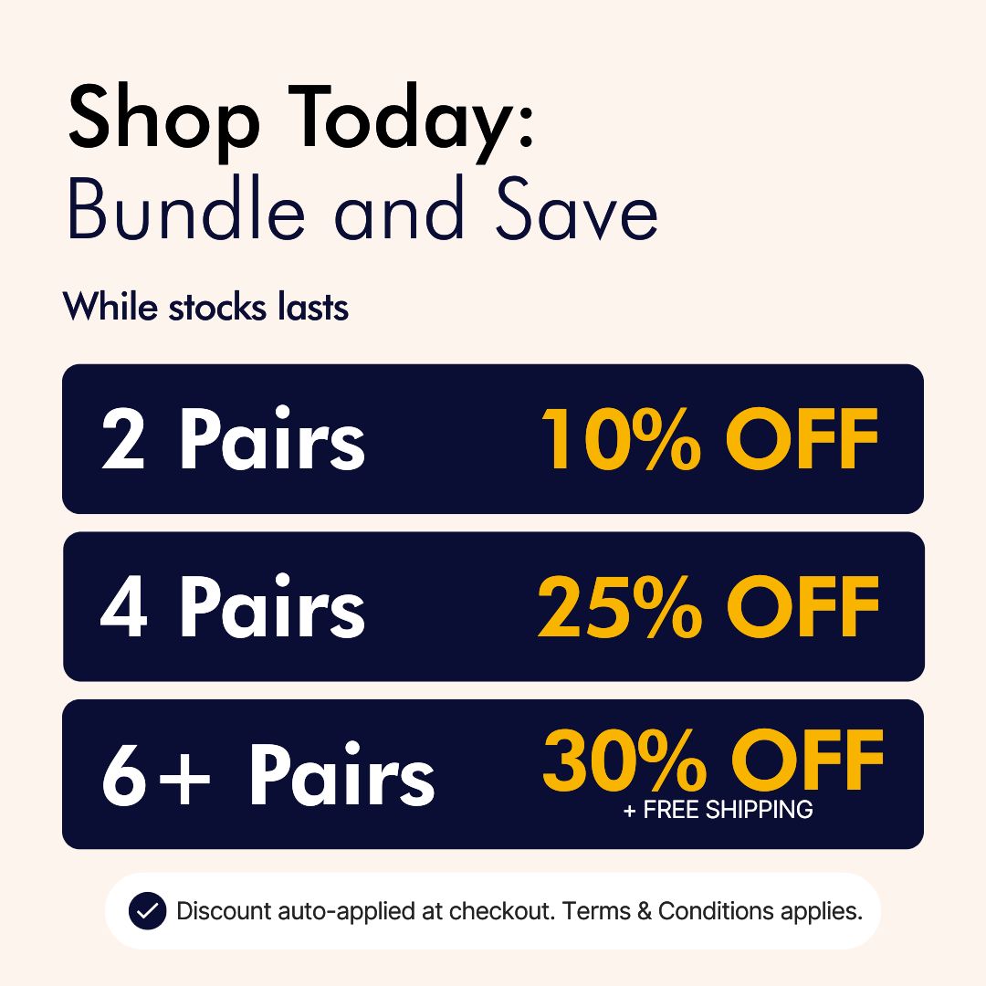 White & Blue Performance Compression Socks